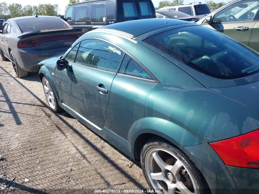 2000 Audi Tt VIN: TRUUC28N6Y1052054 Lot: 40275013