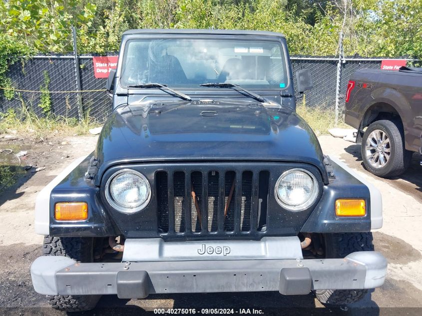 2000 Jeep Wrangler Se VIN: 1J4FA29P2YP714406 Lot: 40275016