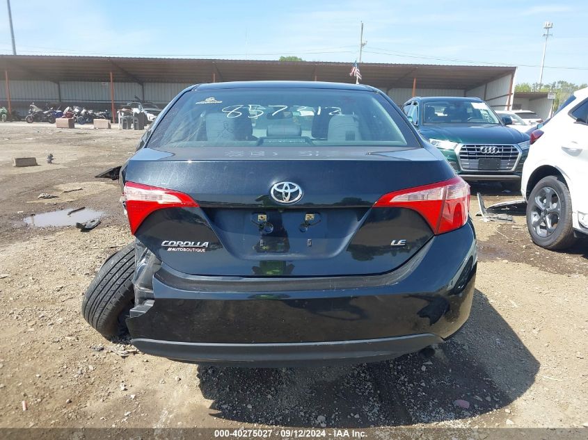 2017 Toyota Corolla Le VIN: 2T1BURHE2HC857312 Lot: 40275027