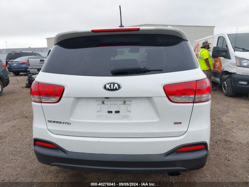 2016 Kia Sorento Lx/L VIN: 5XYPGDA35GG081916 Lot: 40275043