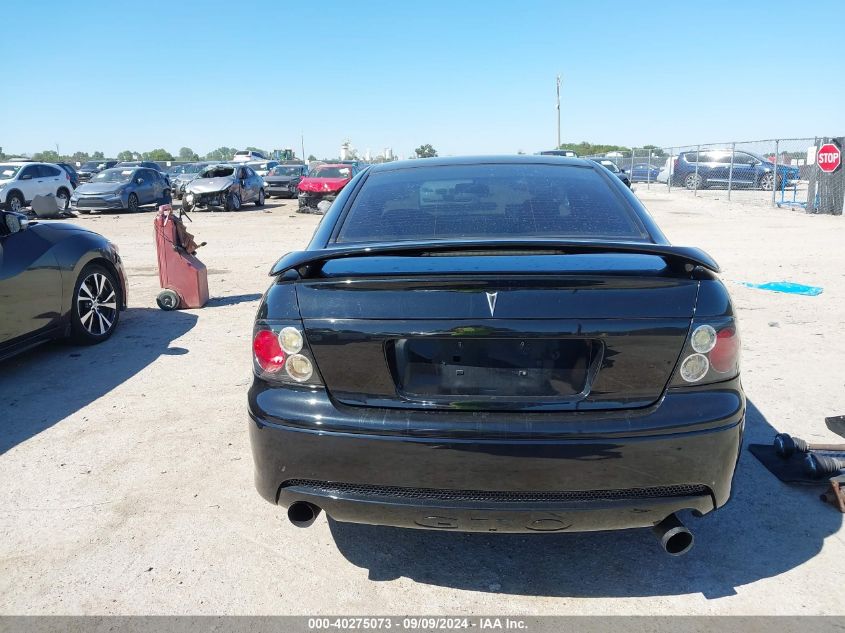 2006 Pontiac Gto VIN: 6G2VX12UX6L523645 Lot: 40275073