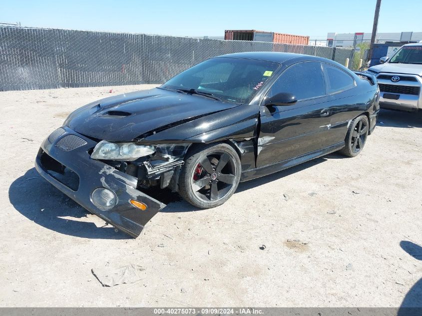 6G2VX12UX6L523645 2006 Pontiac Gto