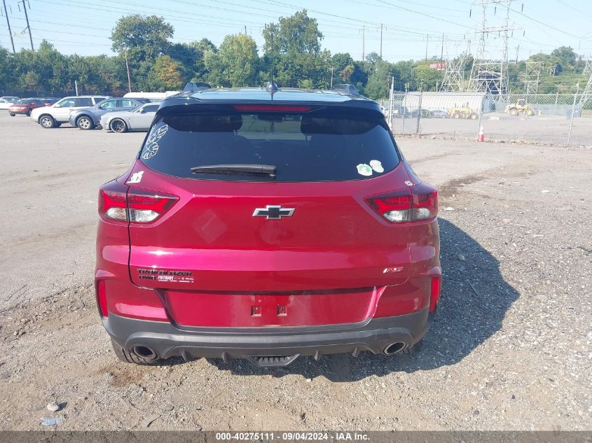 2023 Chevrolet Trailblazer Awd Rs VIN: KL79MUSLXPB136562 Lot: 40275111