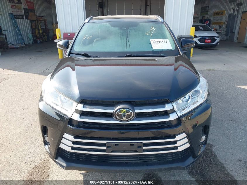 2019 Toyota Highlander Xle VIN: 5TDJZRFH7KS565079 Lot: 40275151