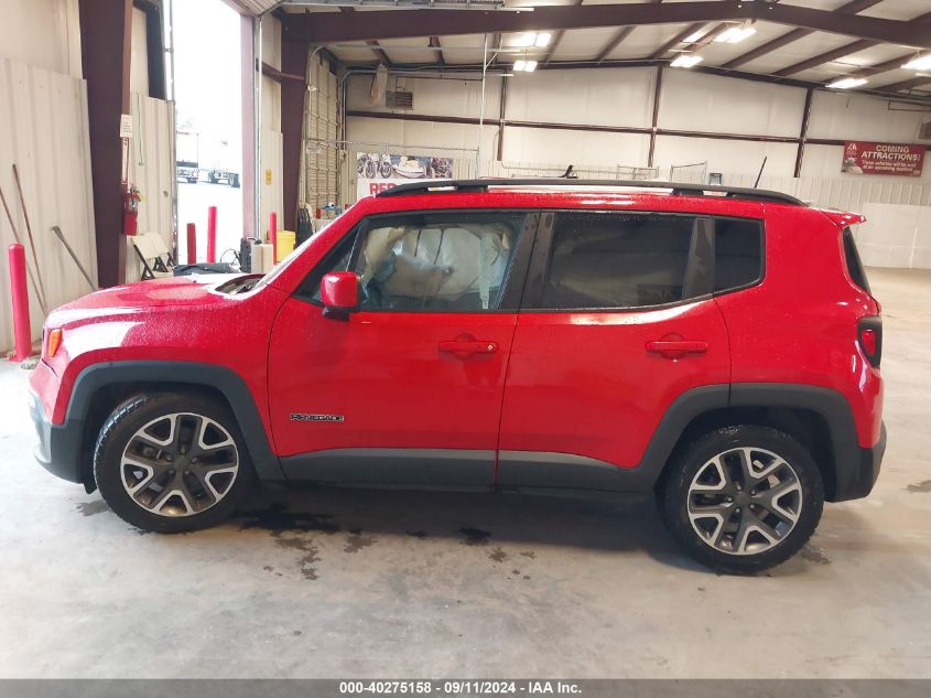 2018 Jeep Renegade Latitude Fwd VIN: ZACCJABB6JPJ19002 Lot: 40275158