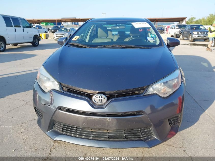 2016 Toyota Corolla Le VIN: 2T1BURHE2GC527684 Lot: 40275194