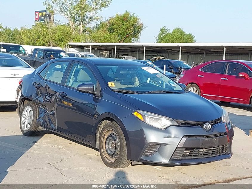 2016 TOYOTA COROLLA LE - 2T1BURHE2GC527684