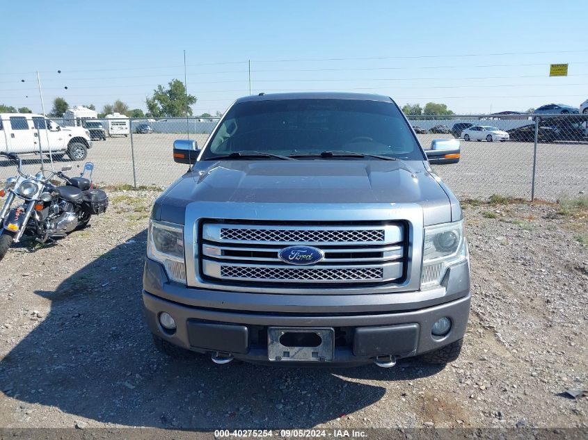 2013 Ford F-150 Platinum VIN: 1FTFW1E65DFC58559 Lot: 40275254