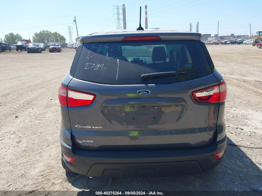 2021 Ford Ecosport S VIN: MAJ3S2FE2MC422769 Lot: 40275264