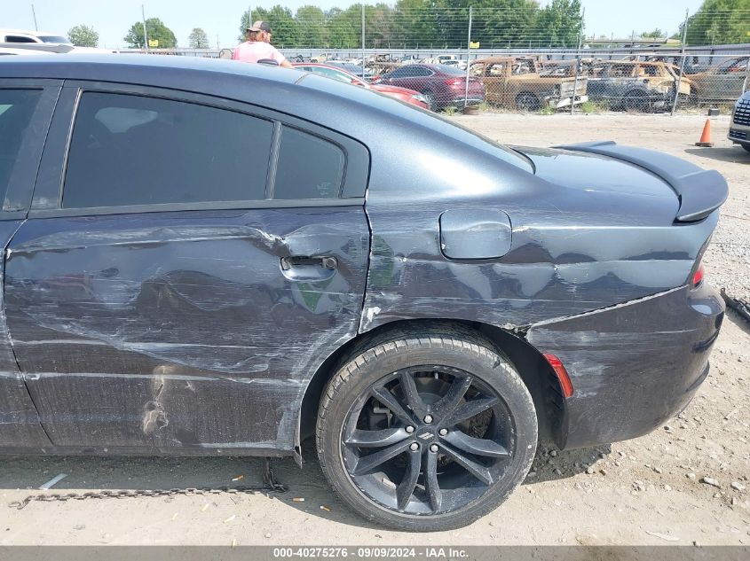 2018 Dodge Charger Sxt Rwd VIN: 2C3CDXBG0JH312261 Lot: 40275276