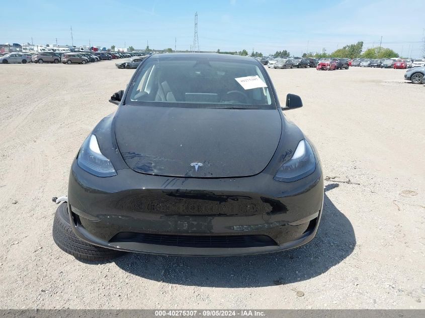 2024 Tesla Model Y Long Range Dual Motor All-Wheel Drive VIN: 7SAYGDEE3RF166136 Lot: 40275307