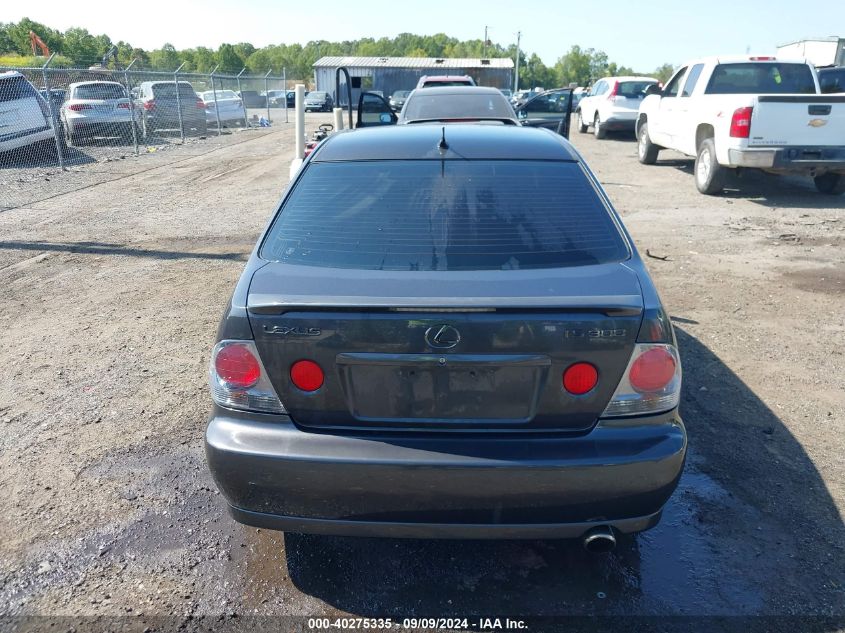 2003 Lexus Is 300 VIN: JTHBD192830076737 Lot: 40275335