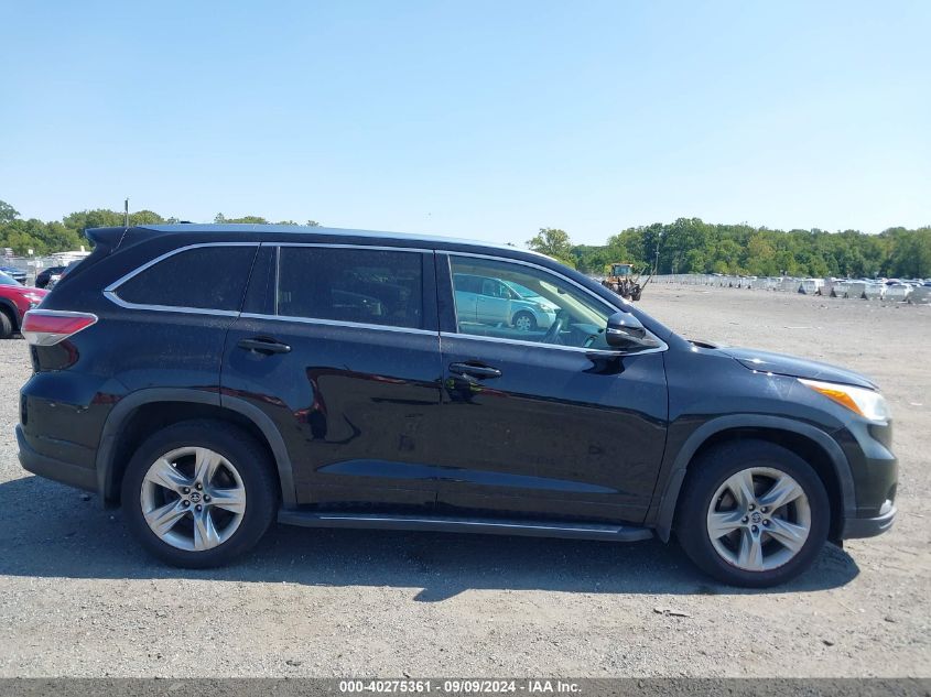 5TDDKRFH8GS239509 2016 Toyota Highlander Limited Platinum V6