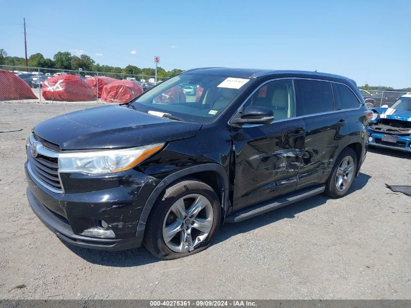 VIN 5TDDKRFH8GS239509 2016 Toyota Highlander, Limit... no.2