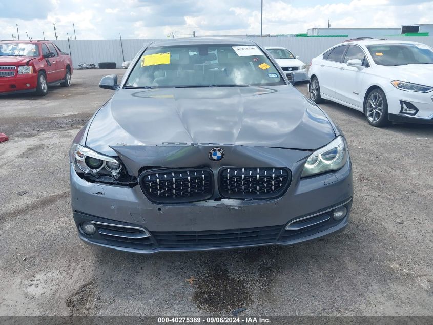 2015 BMW 528I VIN: WBA5A5C5XFD518560 Lot: 40275389