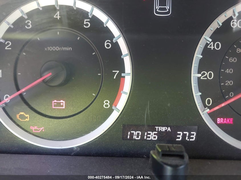 1HGCP2E76BA047168 2011 Honda Accord 2.4 Ex