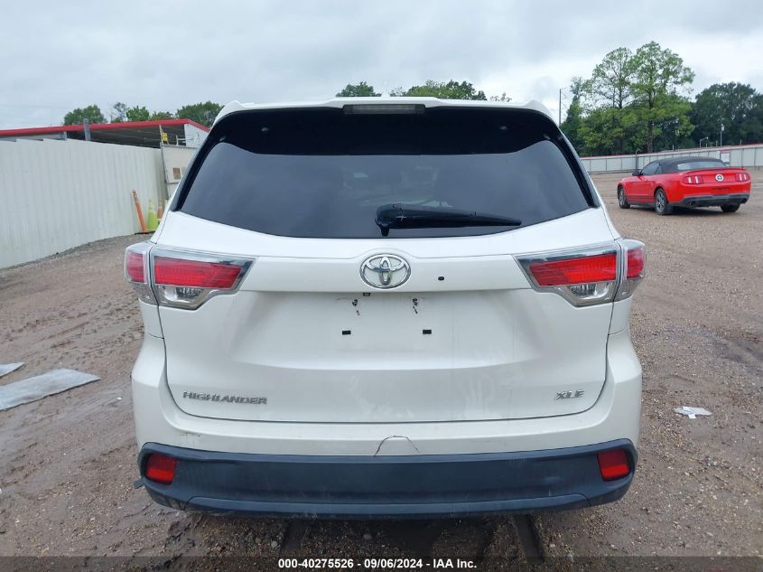 5TDKKRFH0GS123048 2016 Toyota Highlander Xle V6