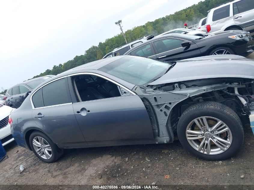 2013 Infiniti G37X VIN: JN1CV6AR5DM766208 Lot: 40275586