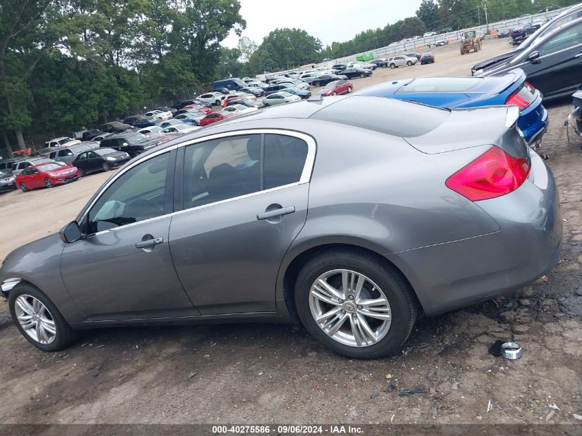 2013 Infiniti G37X VIN: JN1CV6AR5DM766208 Lot: 40275586