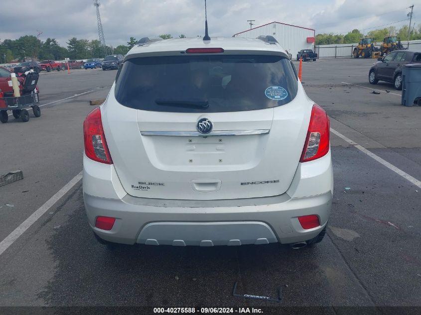 2014 Buick Encore Leather VIN: KL4CJCSB5EB749781 Lot: 40275588