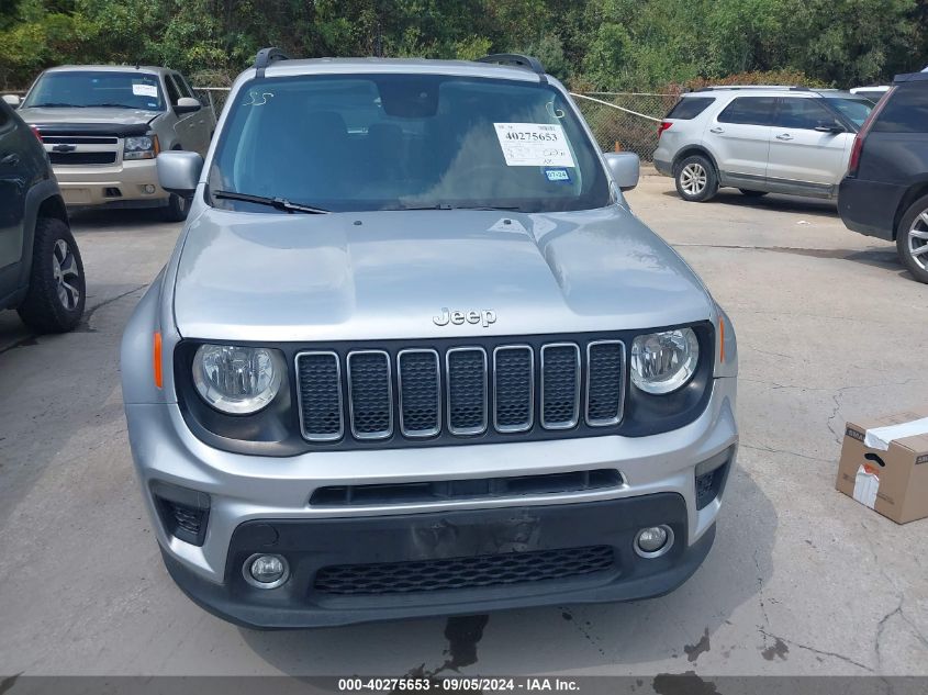 2019 Jeep Renegade Latitude Fwd VIN: ZACNJABB8KPJ96187 Lot: 40275653