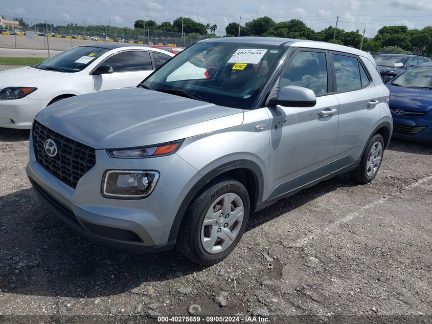 Vin: kmhrb8a36lu040553, lot: 40764042, hyundai venue se 20202