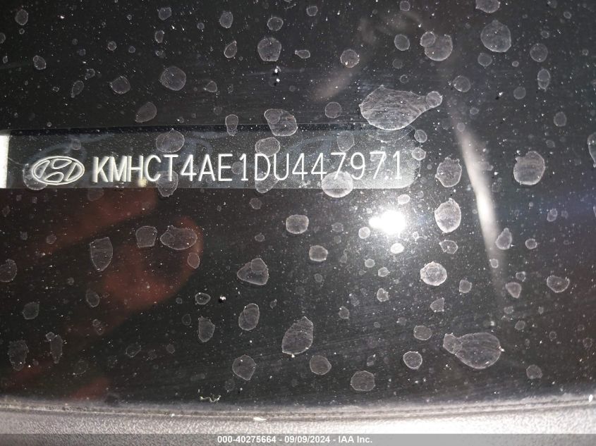 KMHCT4AE1DU447971 2013 Hyundai Accent Gls