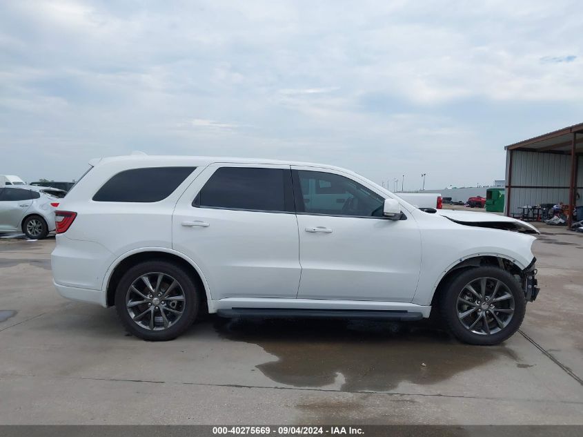 2017 Dodge Durango Gt Rwd VIN: 1C4RDHDG1HC757744 Lot: 40275669