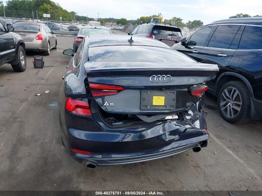 2018 Audi A5 Premium S Line VIN: WAUDNCF53JA004981 Lot: 40275751