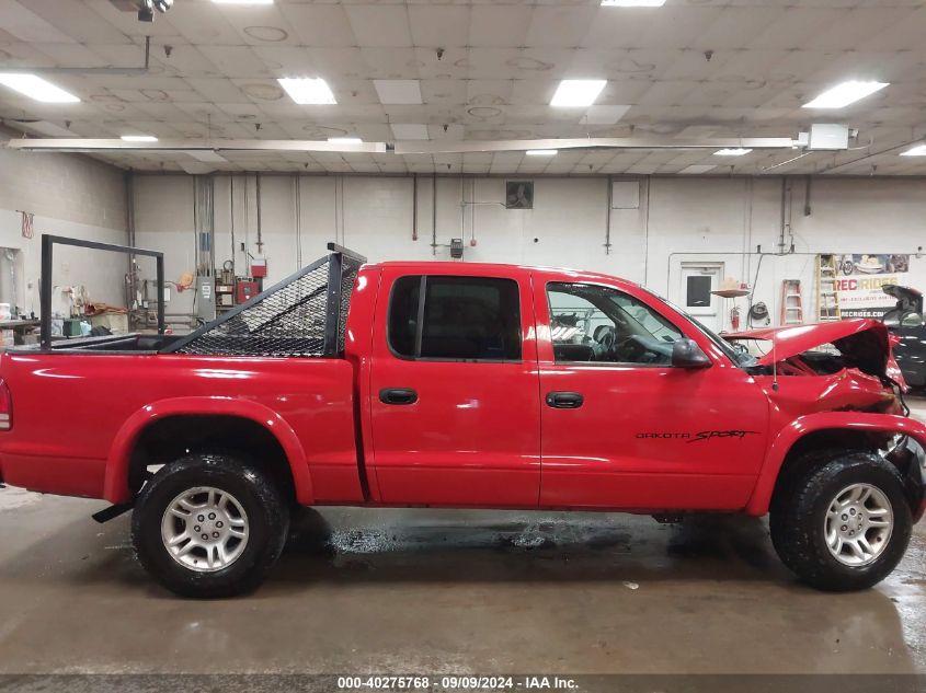 2001 Dodge Dakota Slt/Sport VIN: 1B7HG2AZ51S295433 Lot: 40275768