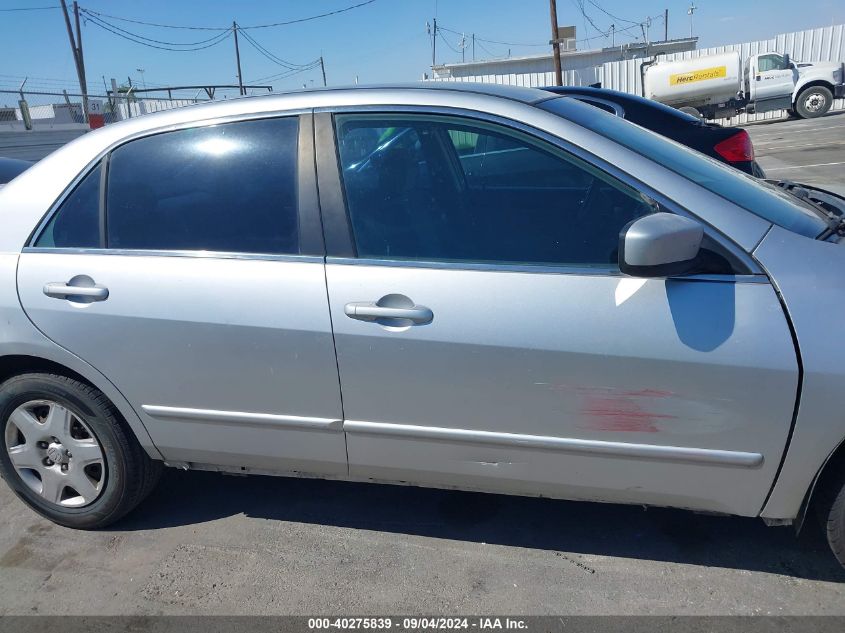 2006 Honda Accord 2.4 Lx VIN: 1HGCM56486A163654 Lot: 40275839