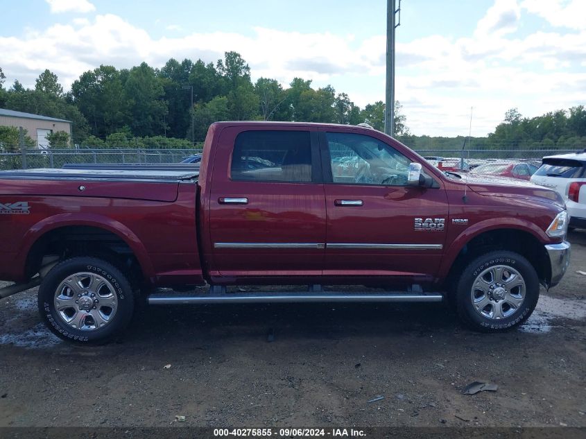 2017 Ram 2500 Laramie 4X4 6'4 Box VIN: 3C6UR5FJ0HG748590 Lot: 40275855