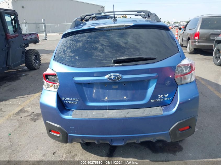 2014 Subaru Xv Crosstrek Hybrid 2.0I Touring VIN: JF2GPBKC1EH229519 Lot: 40275860