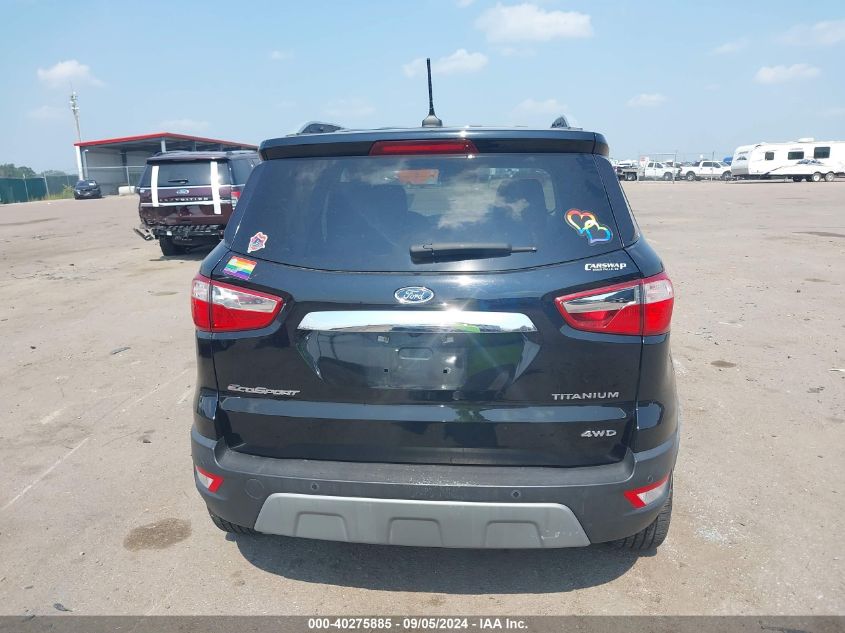 2020 Ford Ecosport Titanium VIN: MAJ6S3KL6LC350562 Lot: 40275885