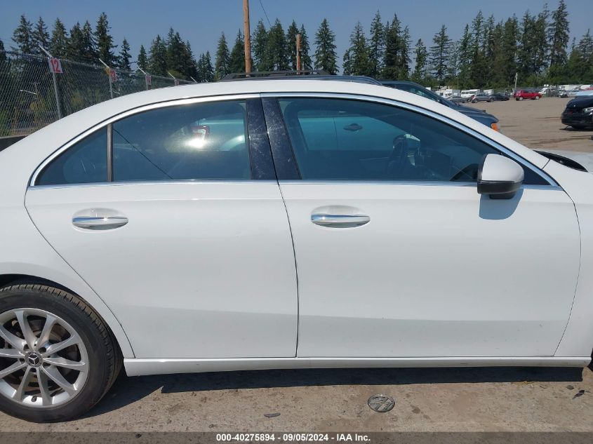 2020 Mercedes-Benz A 220 VIN: W1K3G4EB8LW045060 Lot: 40275894