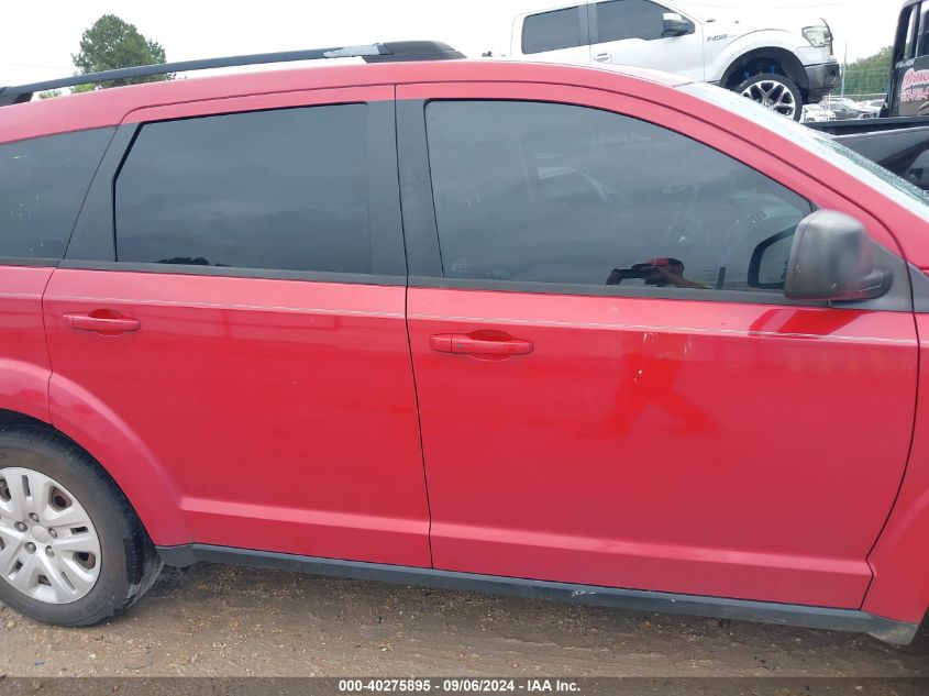 2014 Dodge Journey Se VIN: 3C4PDCAB9ET258502 Lot: 40275895