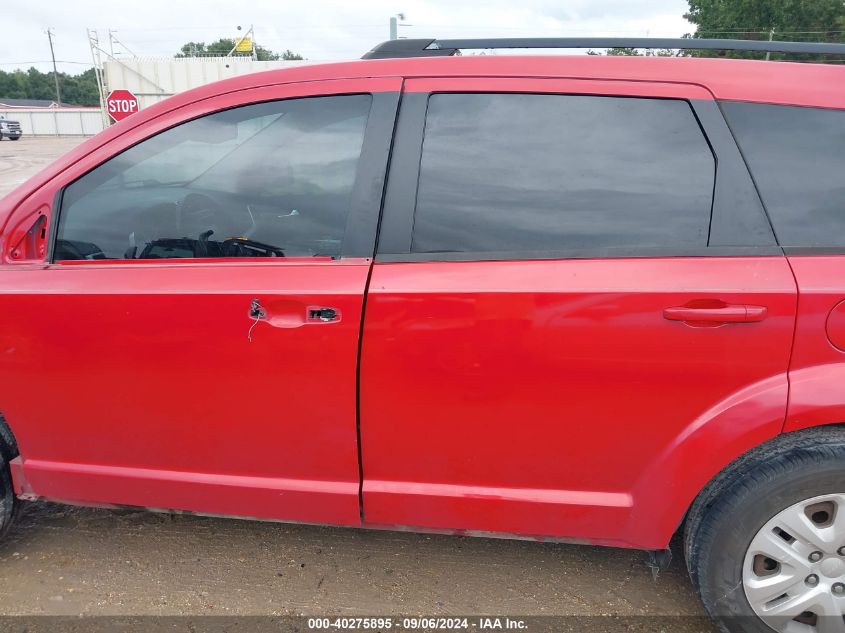 2014 Dodge Journey Se VIN: 3C4PDCAB9ET258502 Lot: 40275895