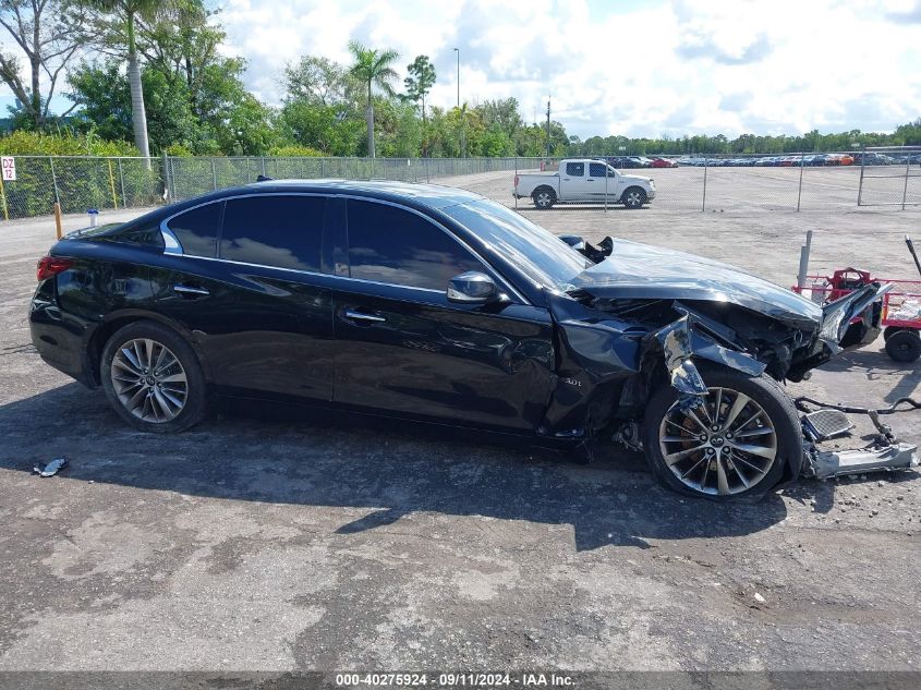 2018 Infiniti Q50 3.0T Luxe VIN: JN1EV7AP2JM366339 Lot: 40275924