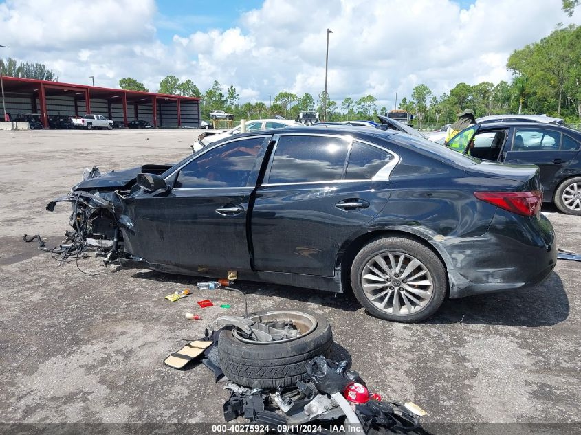 2018 Infiniti Q50 3.0T Luxe VIN: JN1EV7AP2JM366339 Lot: 40275924