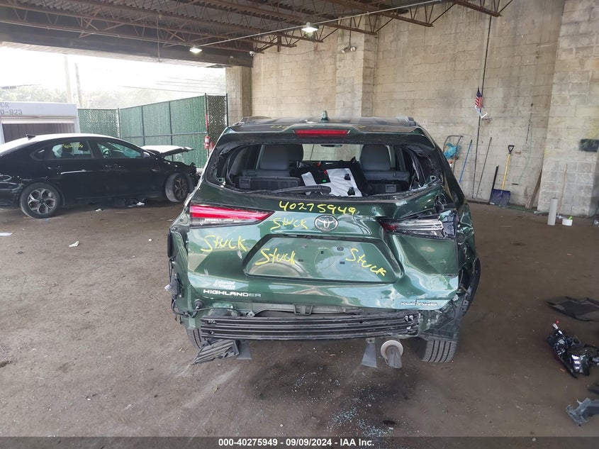 VIN 5TDKDRBH2PS501631 2023 TOYOTA HIGHLANDER XLE