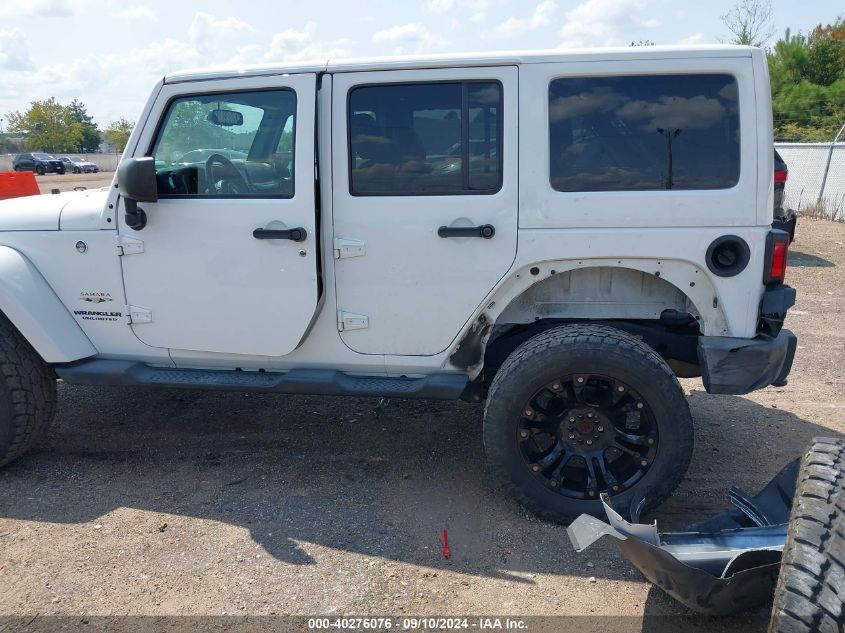 2016 Jeep Wrangler Unlimited Sahara VIN: 1C4BJWEG5GL228017 Lot: 40276076