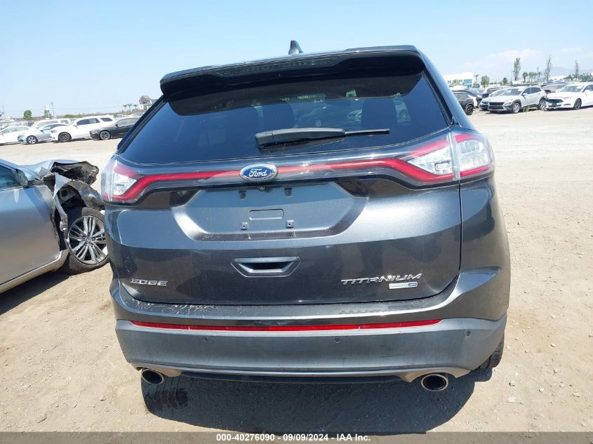 2018 Ford Edge Titanium VIN: 2FMPK4K9XJBB07029 Lot: 40276090