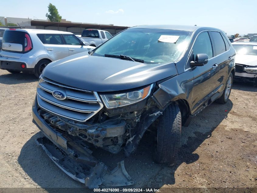 2018 Ford Edge Titanium VIN: 2FMPK4K9XJBB07029 Lot: 40276090