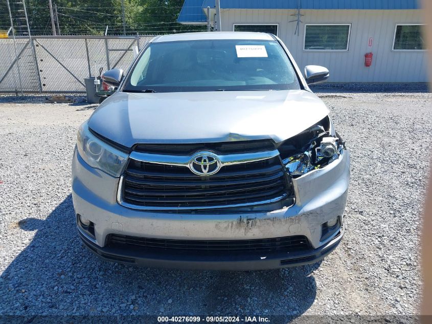 2016 Toyota Highlander Le Plus V6 VIN: 5TDZKRFH3GS163008 Lot: 40276099