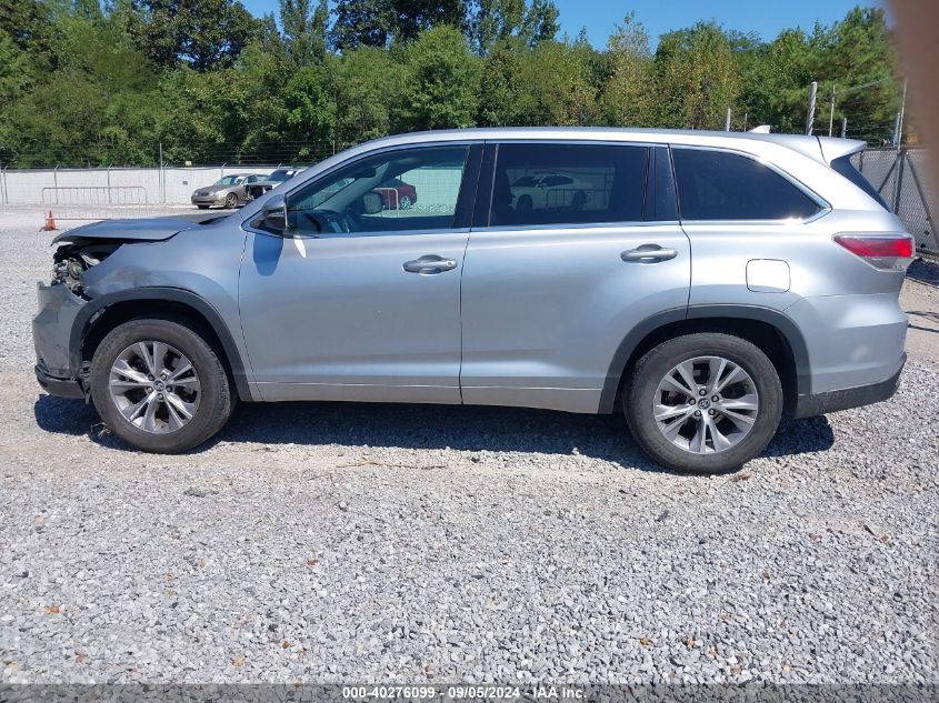 2016 Toyota Highlander Le Plus V6 VIN: 5TDZKRFH3GS163008 Lot: 40276099