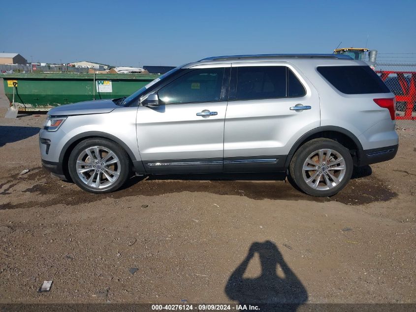 2018 Ford Explorer Limited VIN: 1FM5K7F82JGB89910 Lot: 40276124