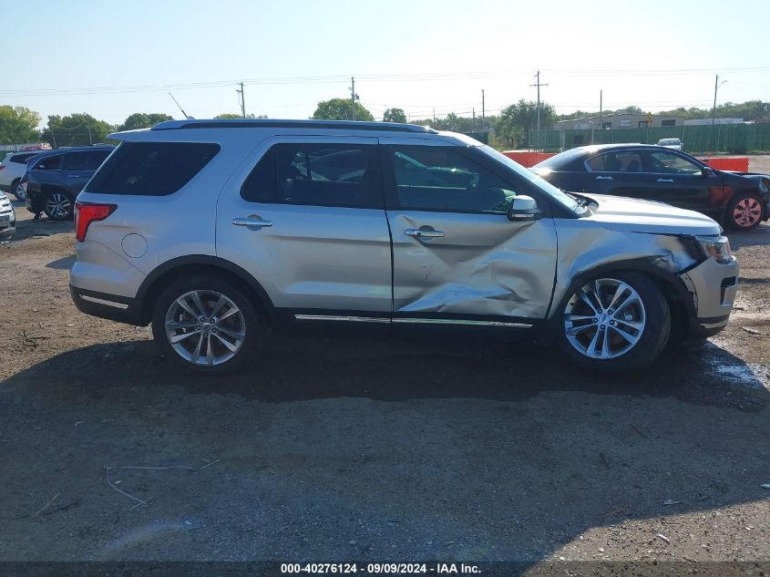 2018 Ford Explorer Limited VIN: 1FM5K7F82JGB89910 Lot: 40276124