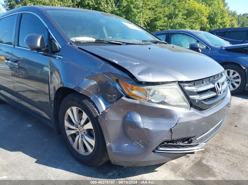 2014 Honda Odyssey Ex-L VIN: 5FNRL5H65EB124214 Lot: 40276157