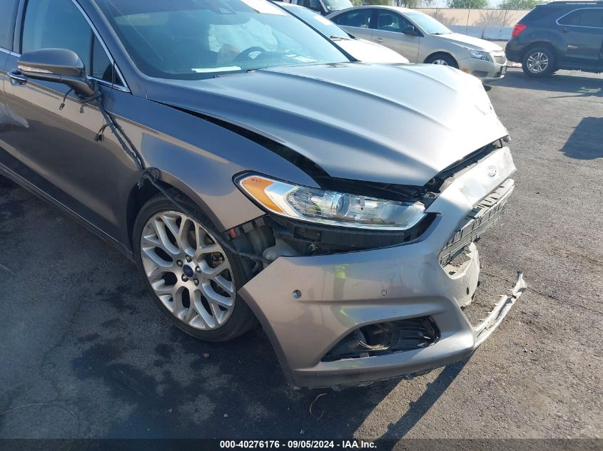 2013 FORD FUSION TITANIUM - 3FA6P0K93DR310205