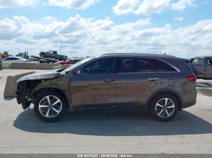 2019 Kia Sorento 3.3L Ex VIN: 5XYPH4A51KG502361 Lot: 40276227